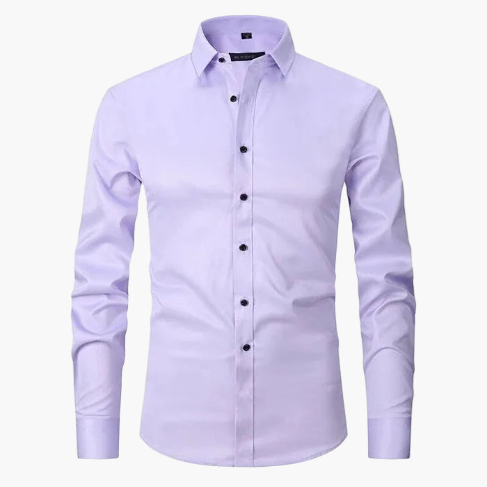 Herren Slim Fit Businesshemd – Modernes Langarmhemd für Büro & Freizeit
