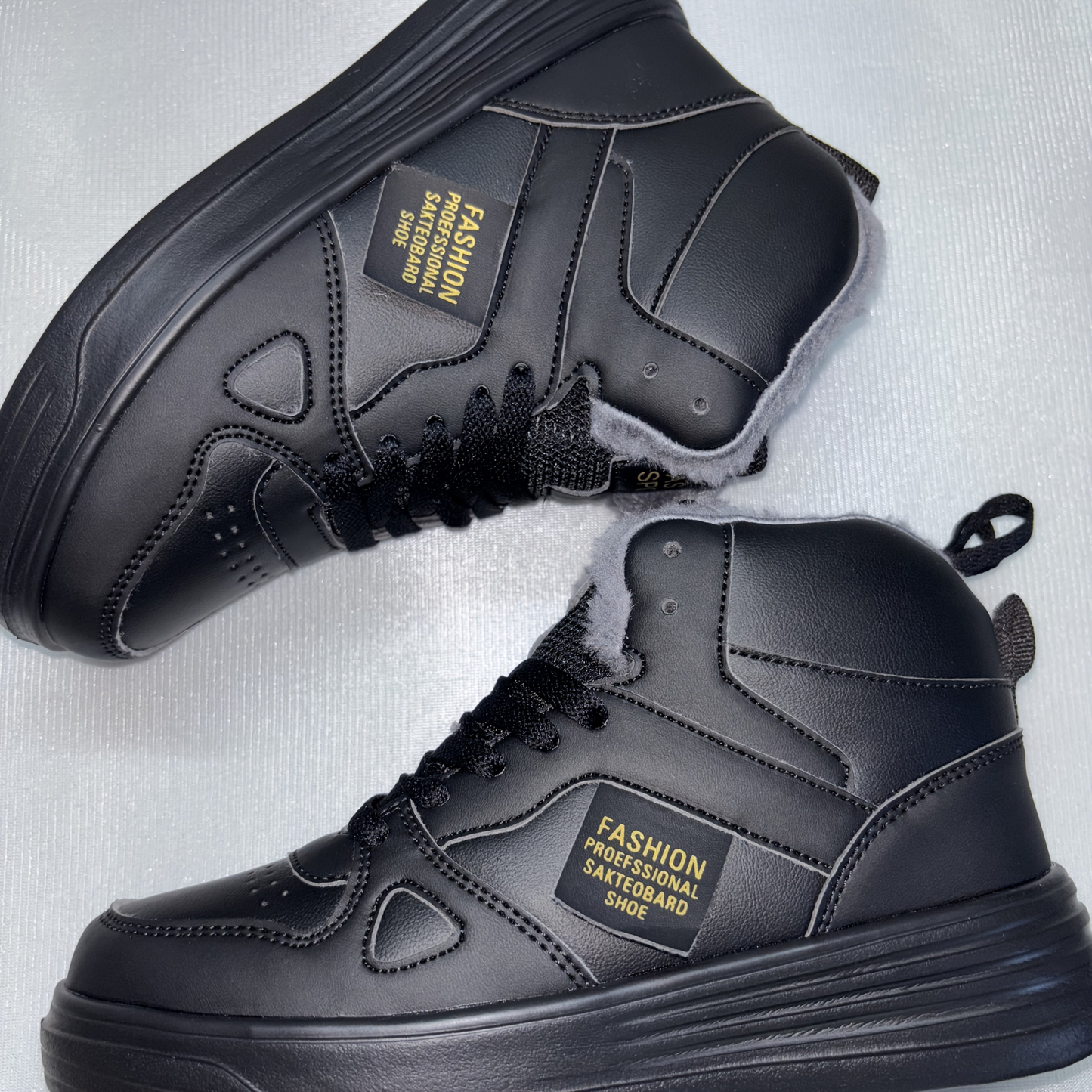 Forede high-top-sneakers til mænd – varme og stilfulde i sort, hvid-rød eller hvid-mørkeblå