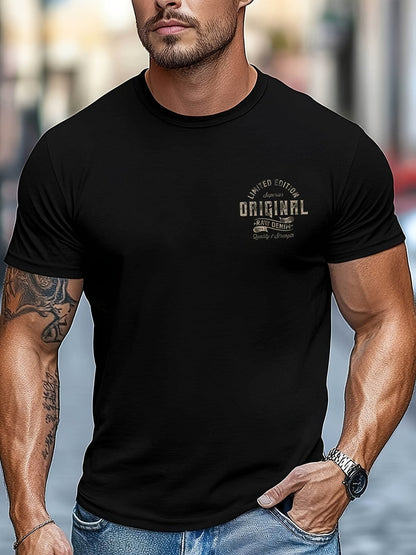 Herre T-shirt Original Print – Moderne casual streetwear til hverdag og fritid