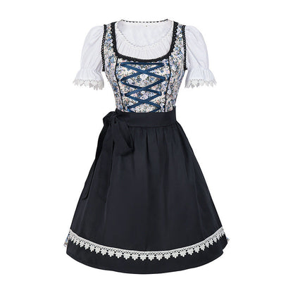 Damska sukienka Dirndl w tradycyjnym stylu ludowym na Oktoberfest i występy sceniczne