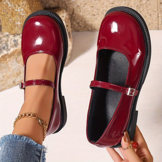 Dames Mary Jane schoenen Preppy stijl – Modieuze alledaagse schoenen met bandjes
