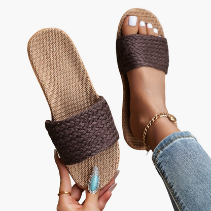Damen Komfort-Slipper Sandalen – Sommer Freizeit Pantoletten für Alltag & Strand
