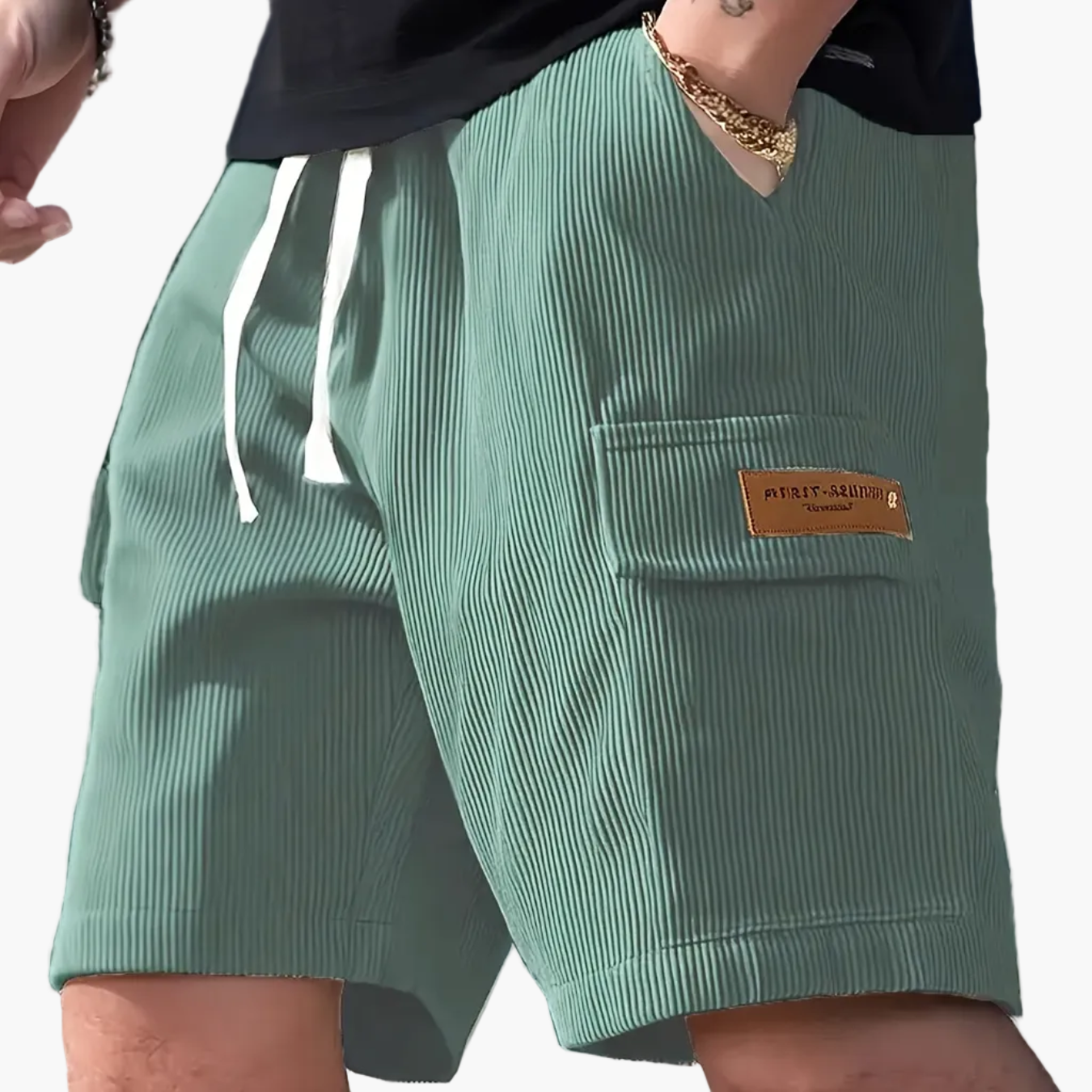 Herren Freizeitshorts mit Kordelzug – Modische Regular Fit Shorts für Alltag & Freizeit