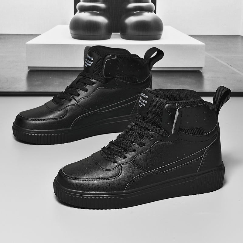 Herren High-Top Sneaker Sportlich Freizeit Schuhe für Alltag und Outdoor
