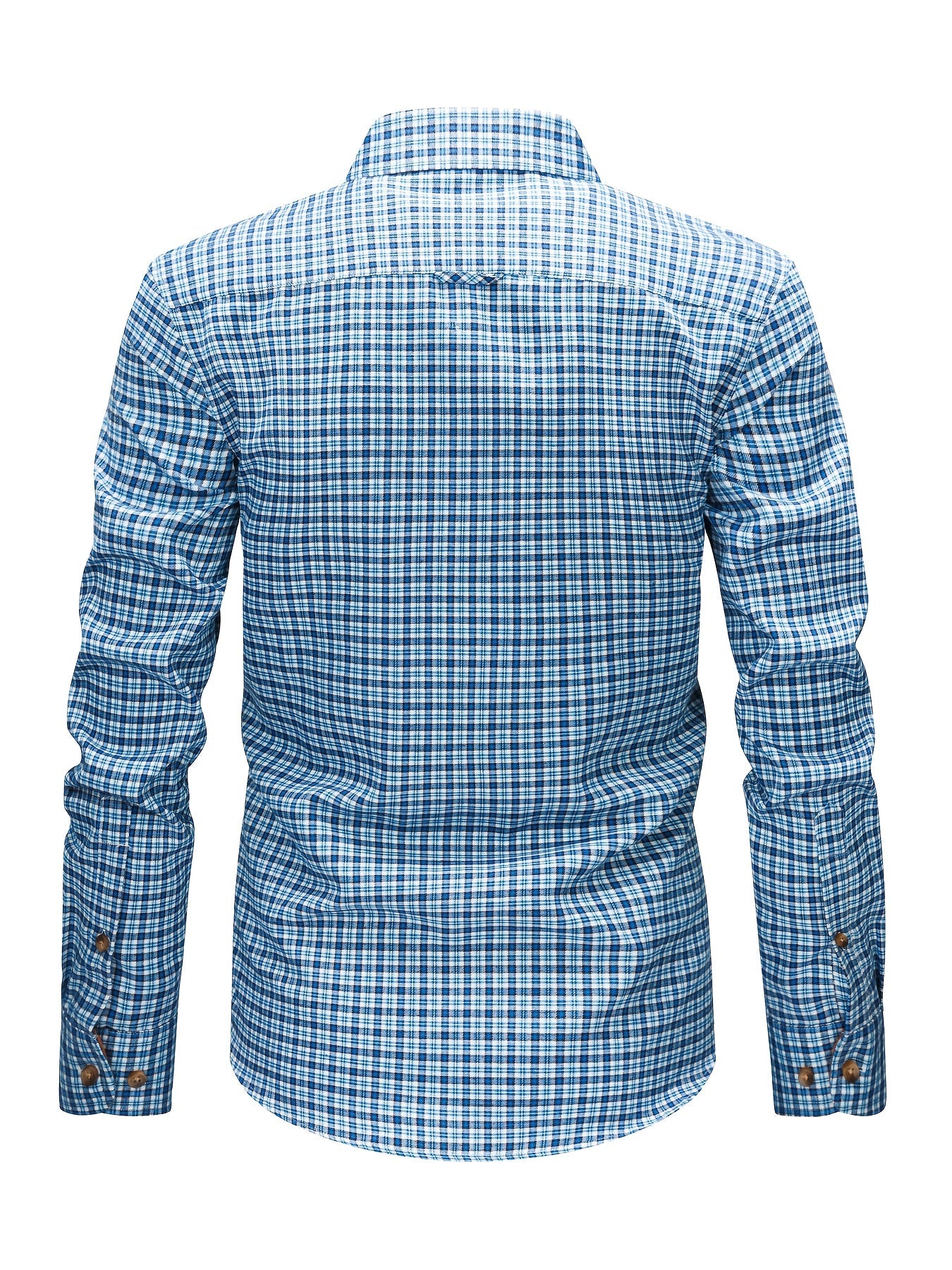 Camicia casual uomo a quadri manica lunga – Camicia moderna per tutti i giorni e ufficio