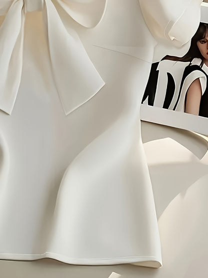 Blusa de mujer con lazo y manga corta – Estilo elegante y femenino para oficina y tiempo libre