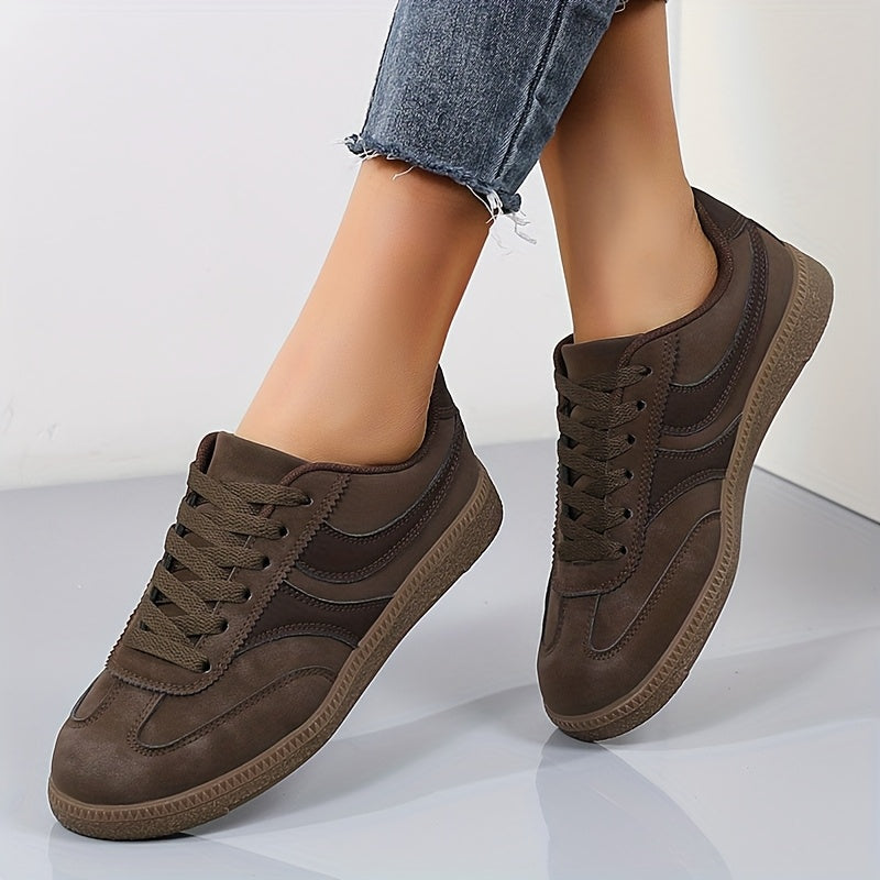 Damen Vintage Sneaker Casual Sportlich Alltag