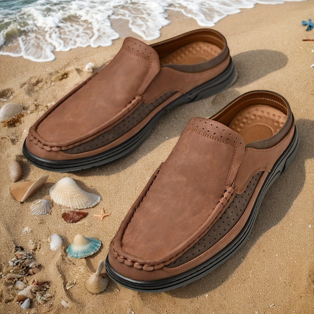 Herre Slip-On Loafer Mokassin Stil – Komfortable sko for fritid og sommer