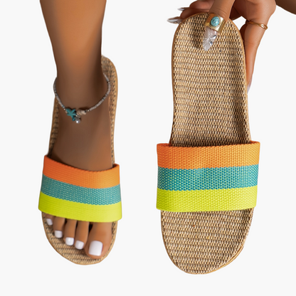 Damen Komfort-Slipper Sandalen – Sommer Freizeit Pantoletten für Alltag & Strand