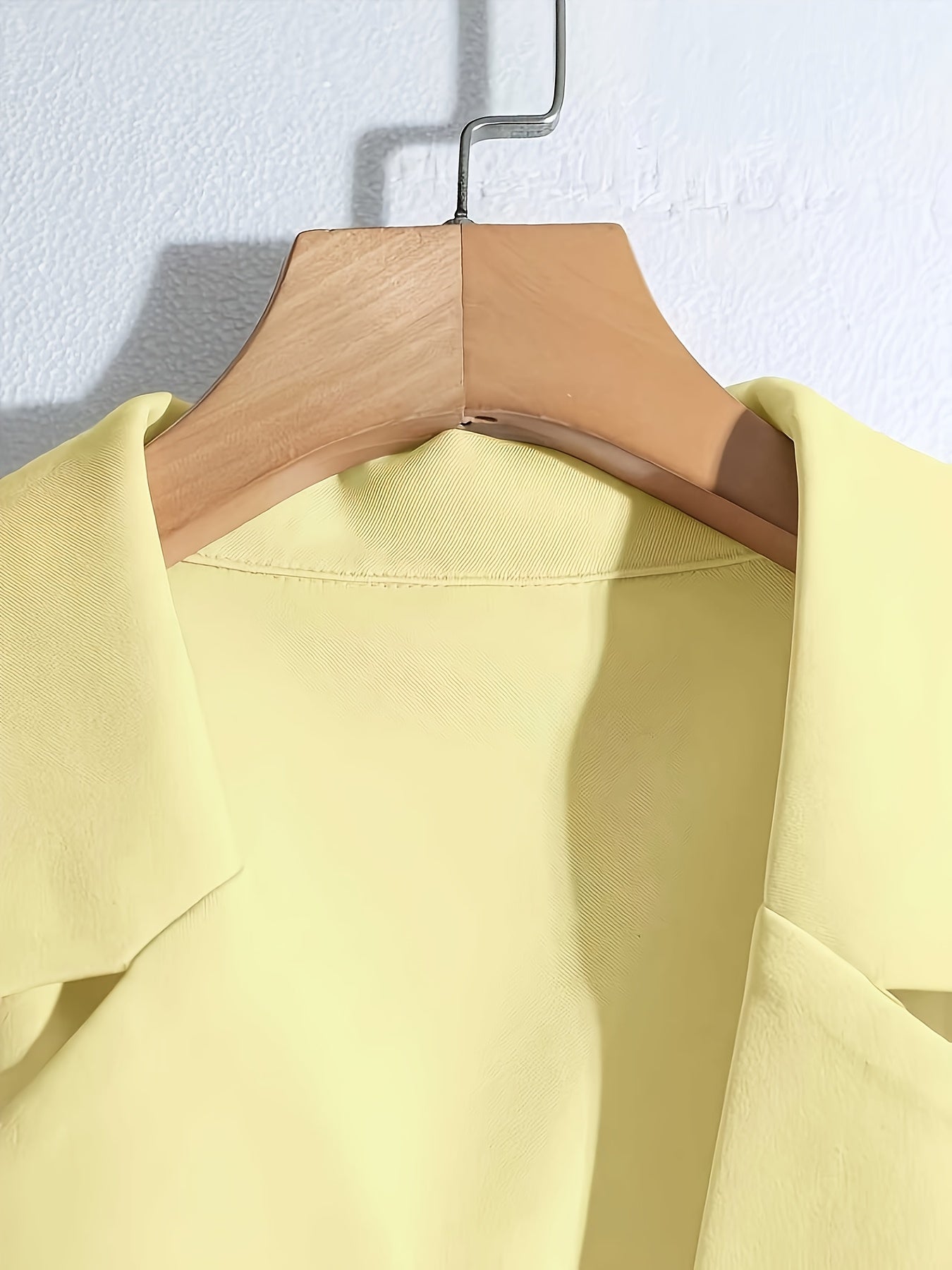 Dam Elegant ärmlös väst med midjebälte och slagkrage – Business chic kavaj för kontor och tillfälle