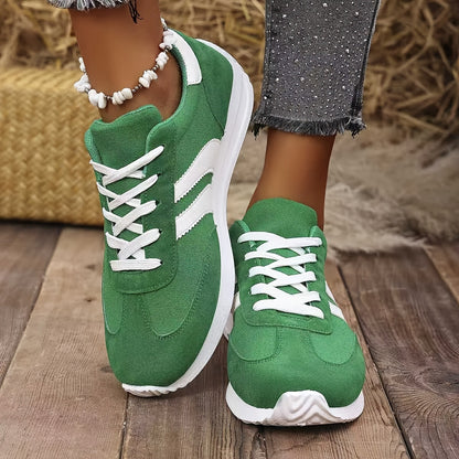 Baskets femme style rétro décontracté pour le quotidien et les loisirs