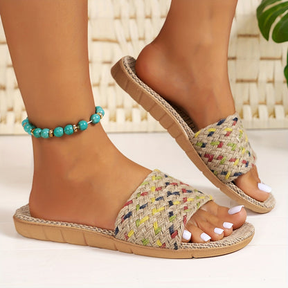 Damen Komfort-Slipper Sandalen – Sommer Freizeit Pantoletten für Alltag & Strand