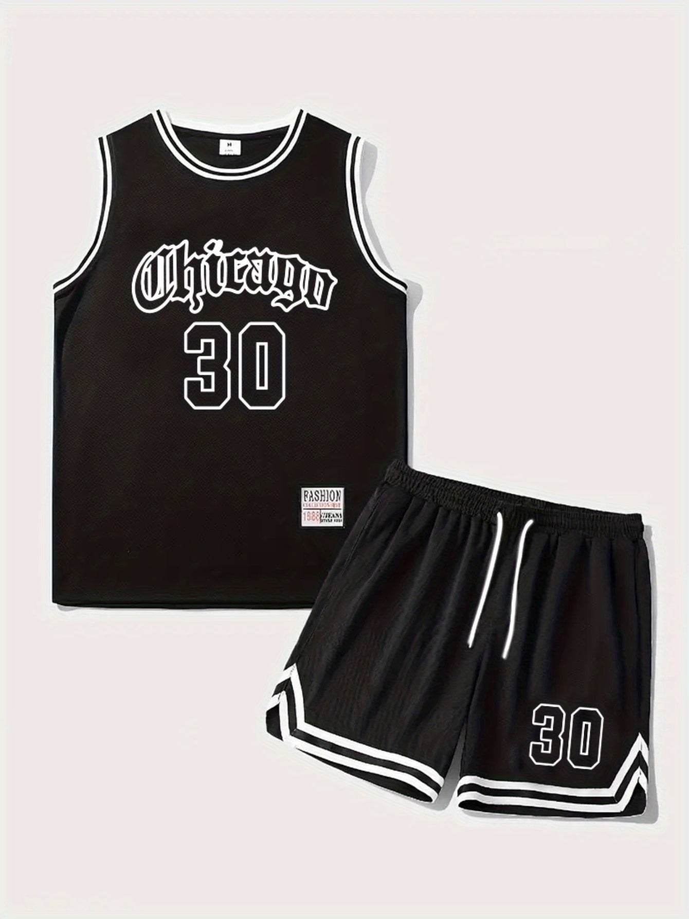 Herrarnas baskettröjset Chicago 30 – sportigt linne och shorts för träning och fritid