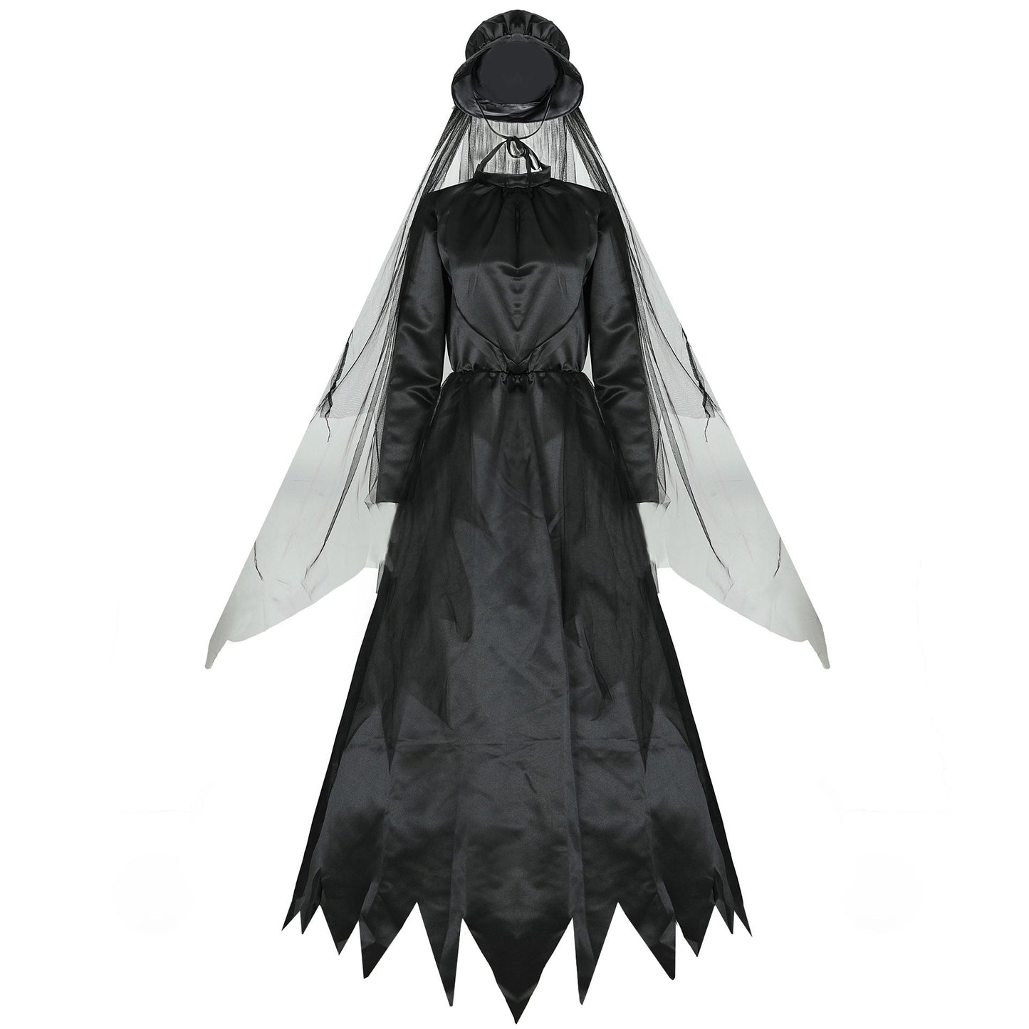 Damski kostium na Halloween Upiorna Panna Młoda – idealny na halloweenowe imprezy i cosplay