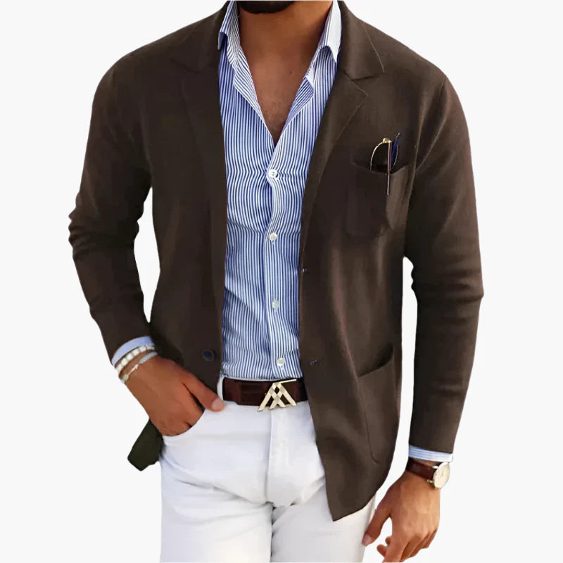 Heren Blazer Klassiek Elegant – Veelzijdig Colbert voor Kantoor, Evenement & Vrije Tijd