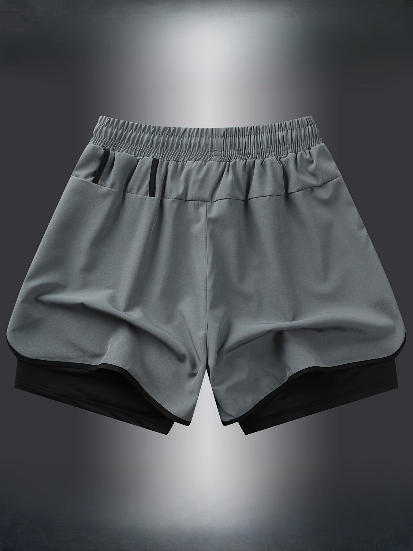 Pantaloncini da uomo 2-in-1 con pantaloncini interni – Perfetti per fitness, corsa e allenamento