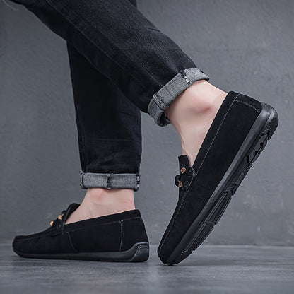 Męskie mokasyny wsuwane, buty casual na co dzień i do biura