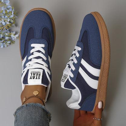 Dame Retro Sneakers Hverdag Street Style Fritidssko