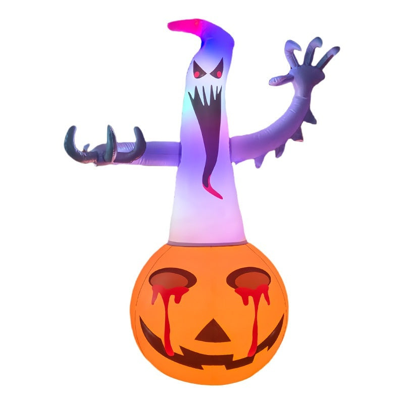 Décorations gonflables Halloween pour fête et jardin – Figurines amusantes et effrayantes pour fête Halloween