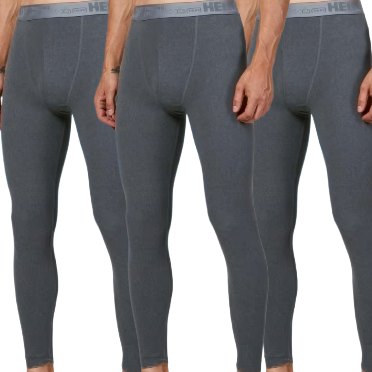 Herren Thermounterhose 3er-Pack, Lang & Warm, mit Gummibund