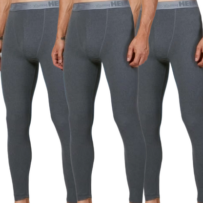 Herren Thermounterhose 3er-Pack, Lang & Warm, mit Gummibund
