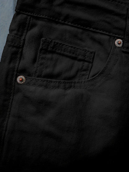 Męskie jeansowe szorty slim-fit na co dzień i czas wolny, nowoczesny design