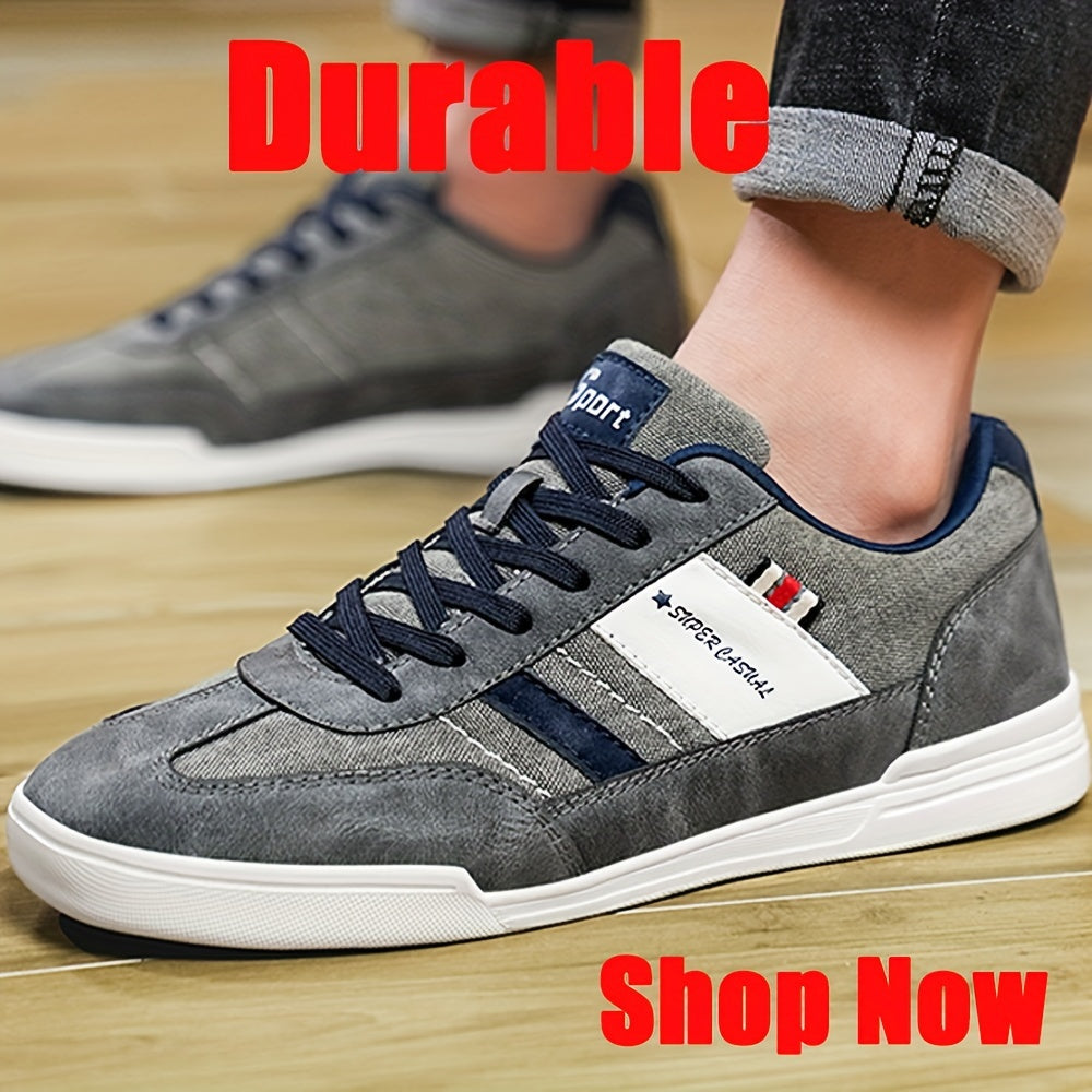 Męskie sneakersy w stylu vintage, super casual na co dzień i czas wolny