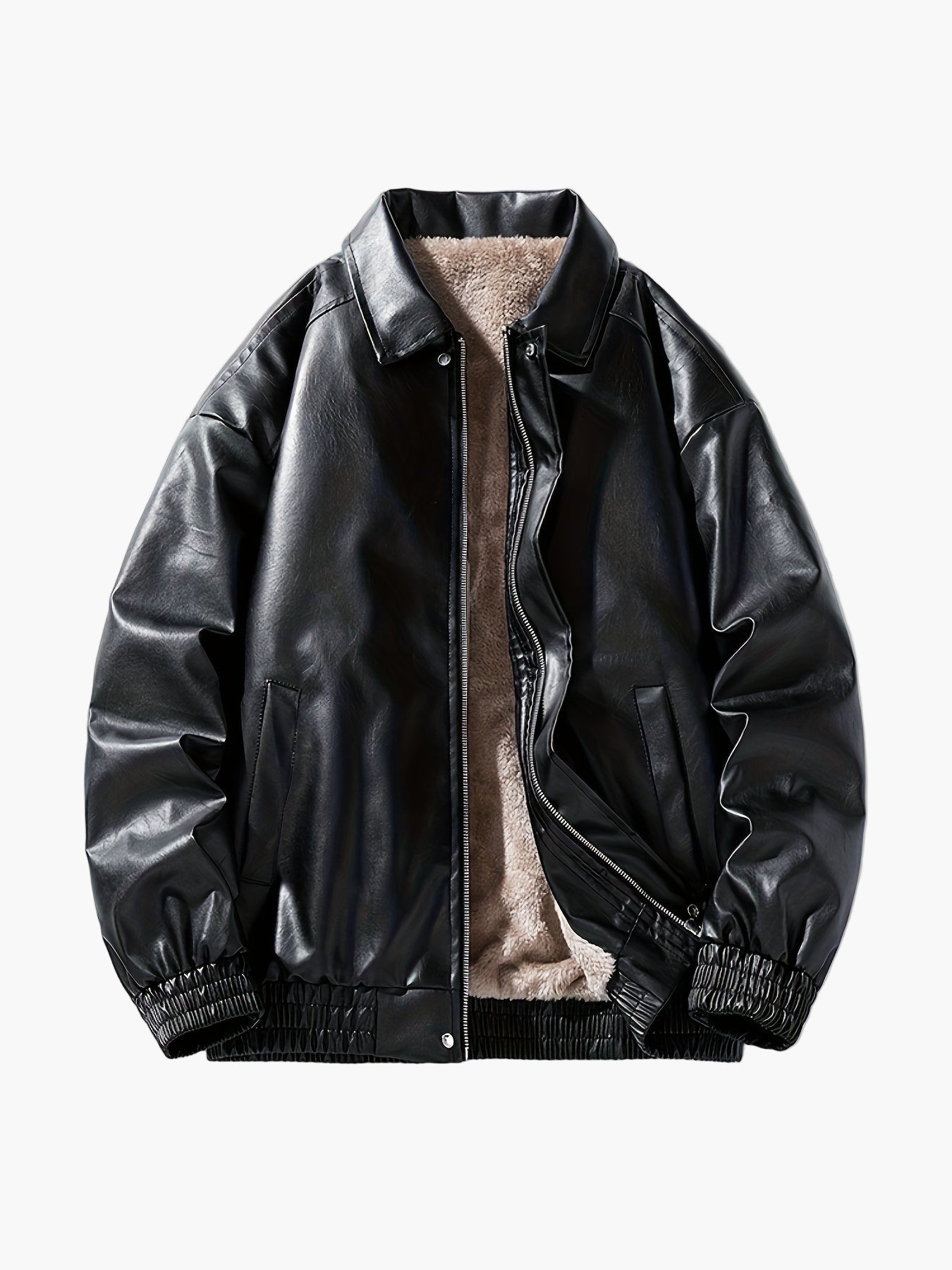 Bomber da uomo in stile street casual con cerniera – Ideale per tempo libero e tutti i giorni