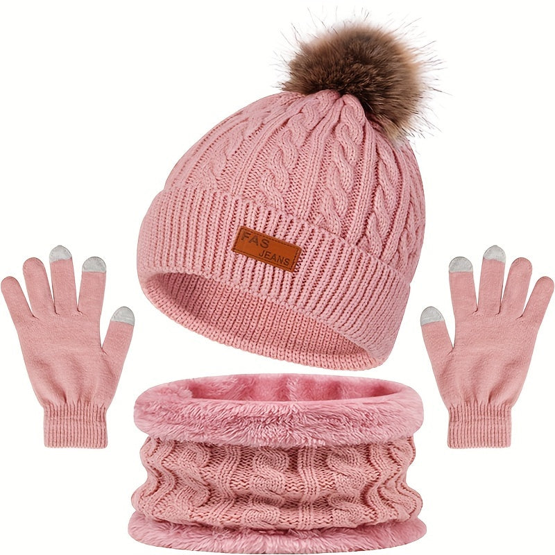 Winterset met muts en handschoenen voor dames