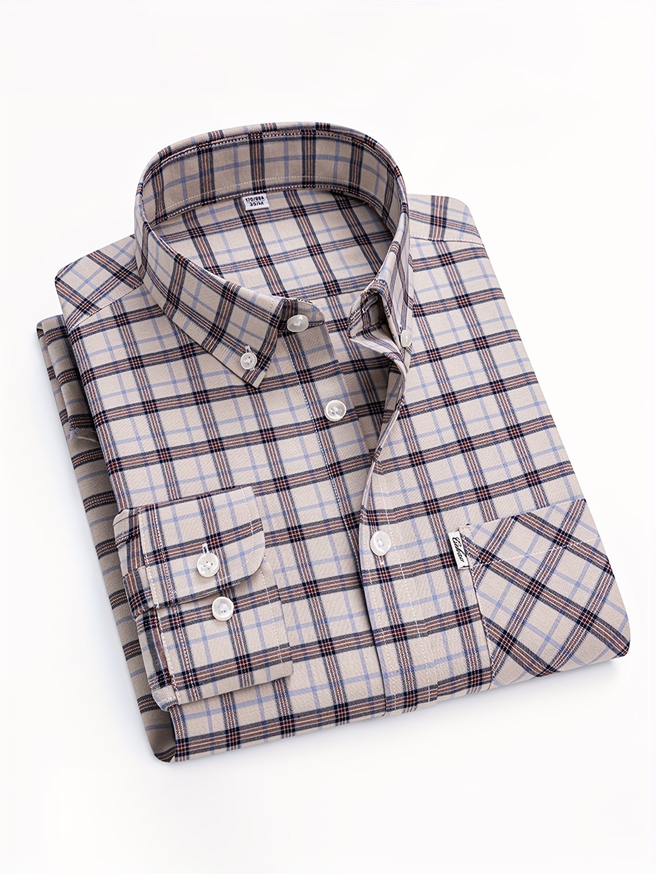 Herren Freizeithemd Kariert Langarm Modern Regular Fit – Stilvolles Hemd für Alltag & Büro
