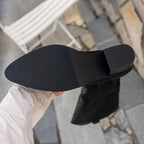 Belphoebe | Westernlaarzen met borduurdetails voor dames met brede kuiten