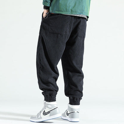 Tim – Heren corduroy broek met enkellastiek