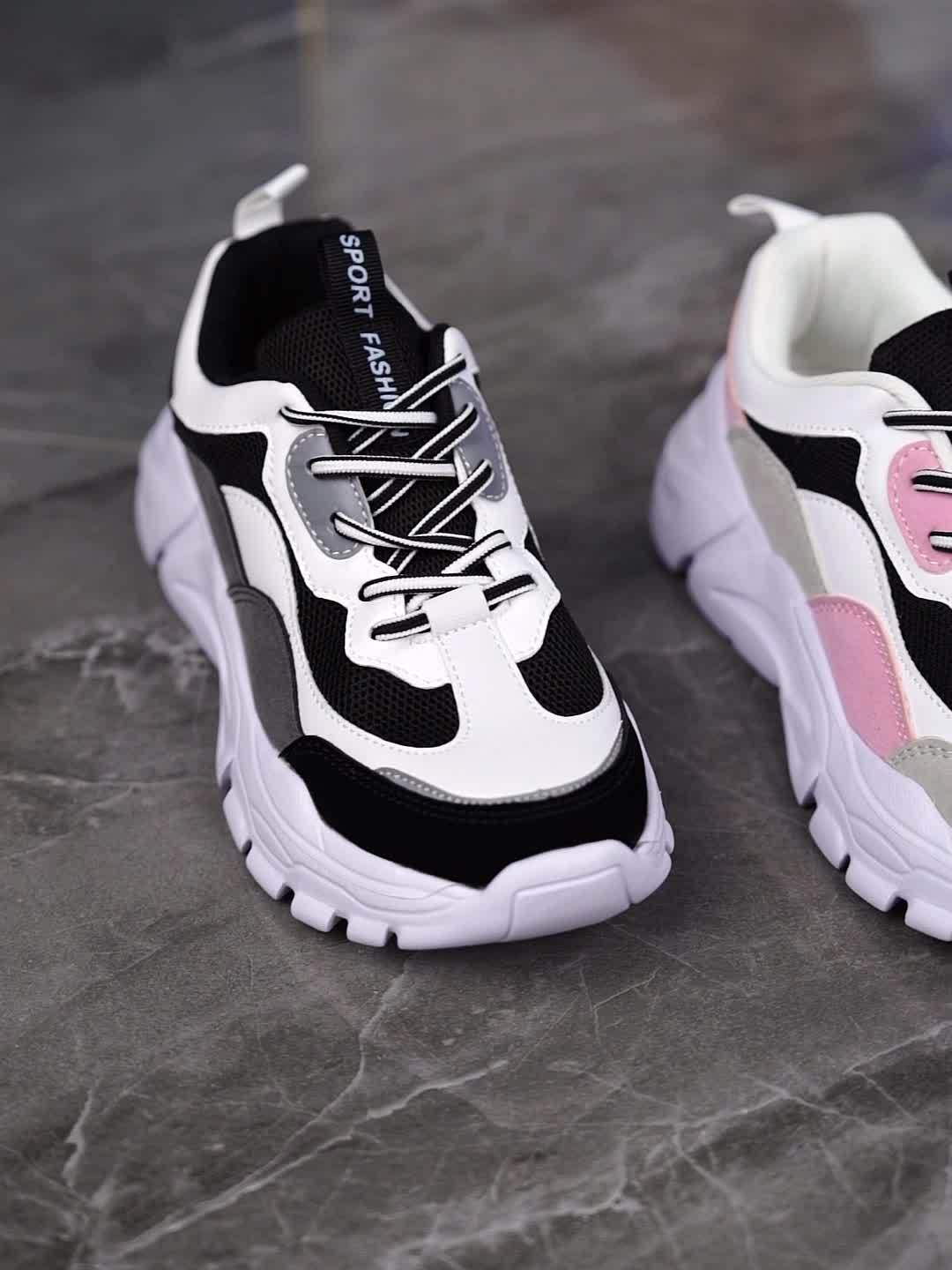 Dame Chunky Sneaker i moderne streetwear-design – Sportssko til fritid og fitness