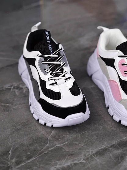 Dame Chunky Sneaker i moderne streetwear-design – Sportssko til fritid og fitness