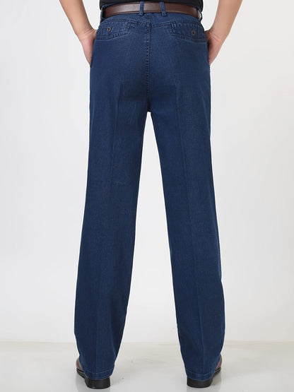 Pantalon droit pour homme – Pantalon de costume élégant pour le quotidien et le bureau