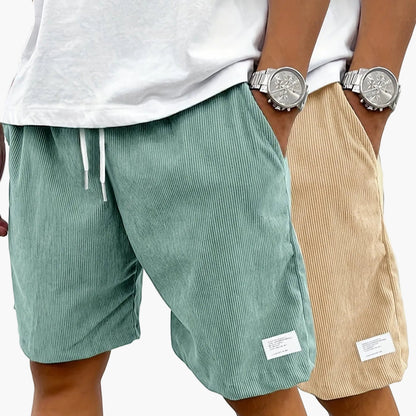 Pantaloncini da uomo vintage casual con tasche – Vestibilità regolare, stile street, moda estiva
