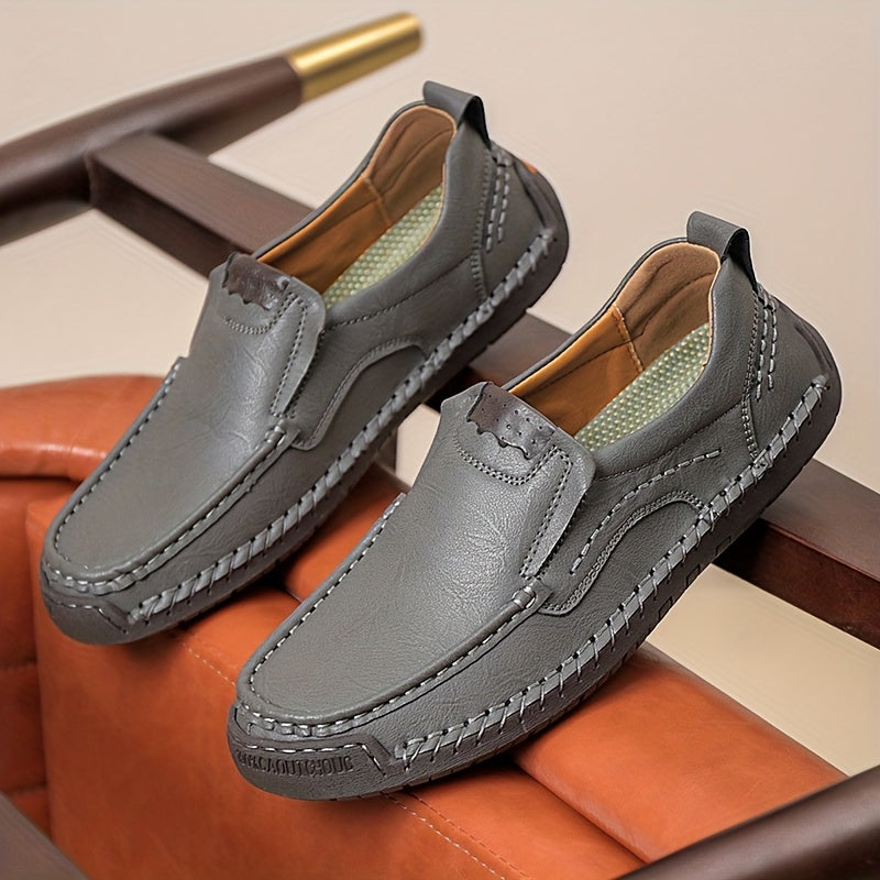 Herren slip-on fritidsskor – bekväma mokassin-slip-ins för vardag och kontor