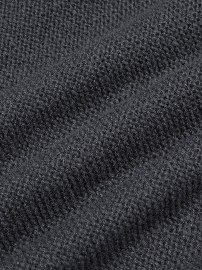 Herren Strickpullover mit Zopfmuster – Lässig, Herbst/Winter, Rundhals, Modernes Design