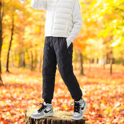 Pantalon thermique d’hiver outdoor enfant – Imperméable et doublé pour garçons et filles – Pantalon de neige sportif pour activités