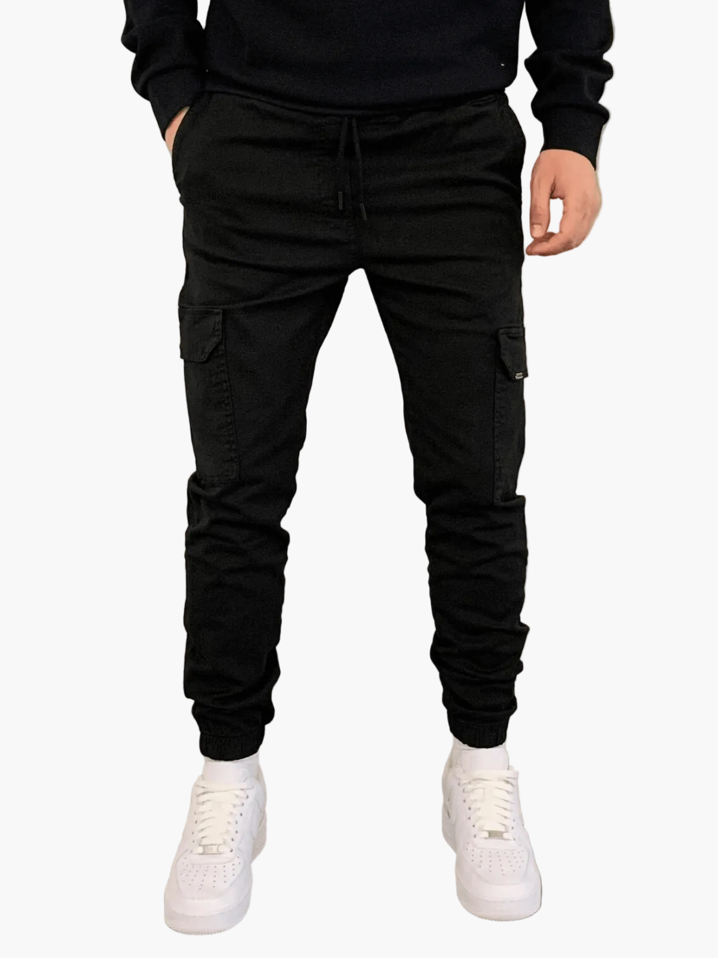Herren Jogger Cargo Hose – Moderne Freizeithose mit Taschen und Bündchen, Streetwear Style
