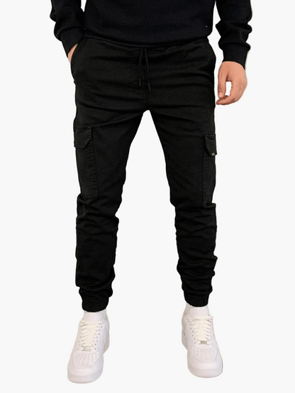 Herren Jogger Cargo Hose – Moderne Freizeithose mit Taschen und Bündchen, Streetwear Style