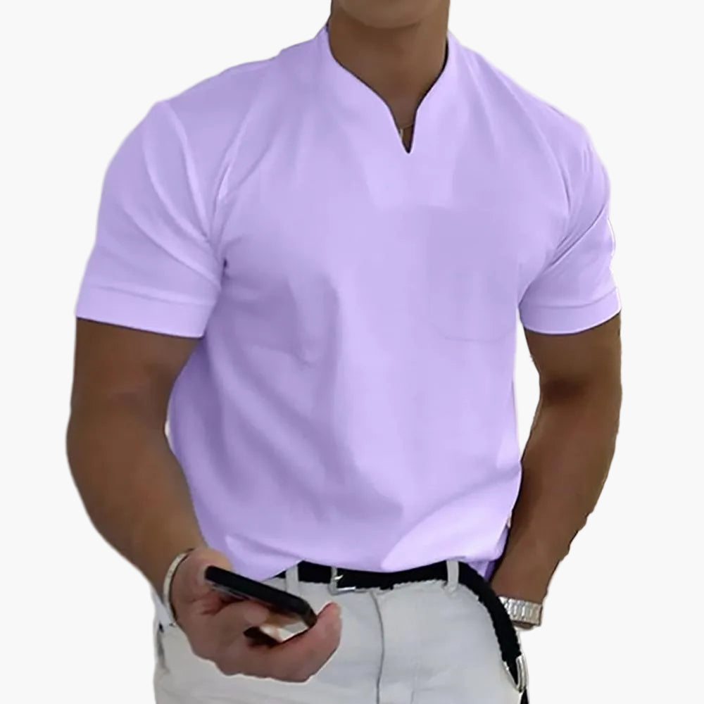 Herre polo-shirt moderne design – Elegant fritids- og business-look