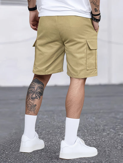 Herren Cargo Shorts mit Taschen – Lässige Streetwear Kurze Hose für Alltag und Freizeit
