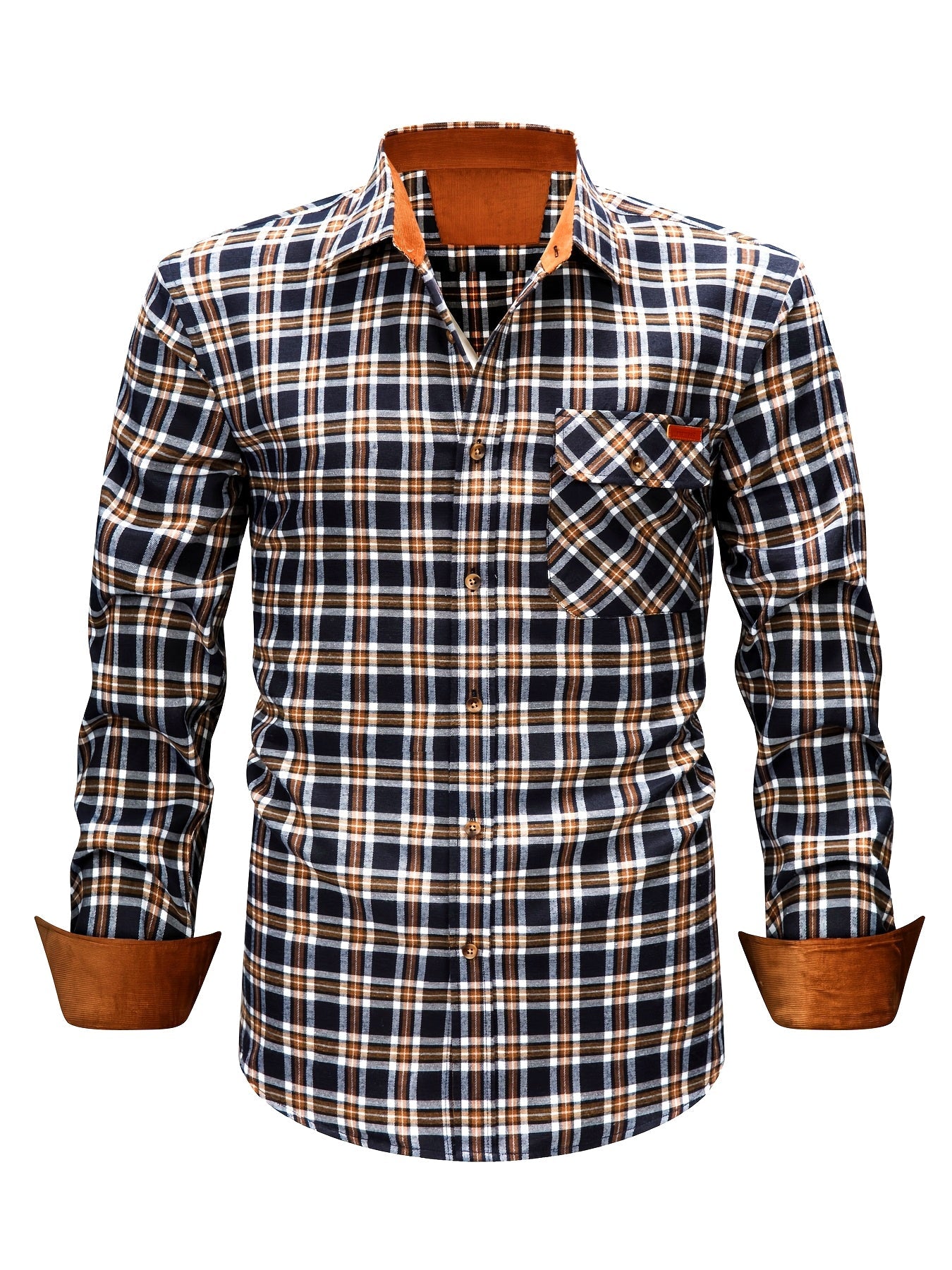 Camicia casual uomo a quadri manica lunga – Camicia moderna per tutti i giorni e ufficio
