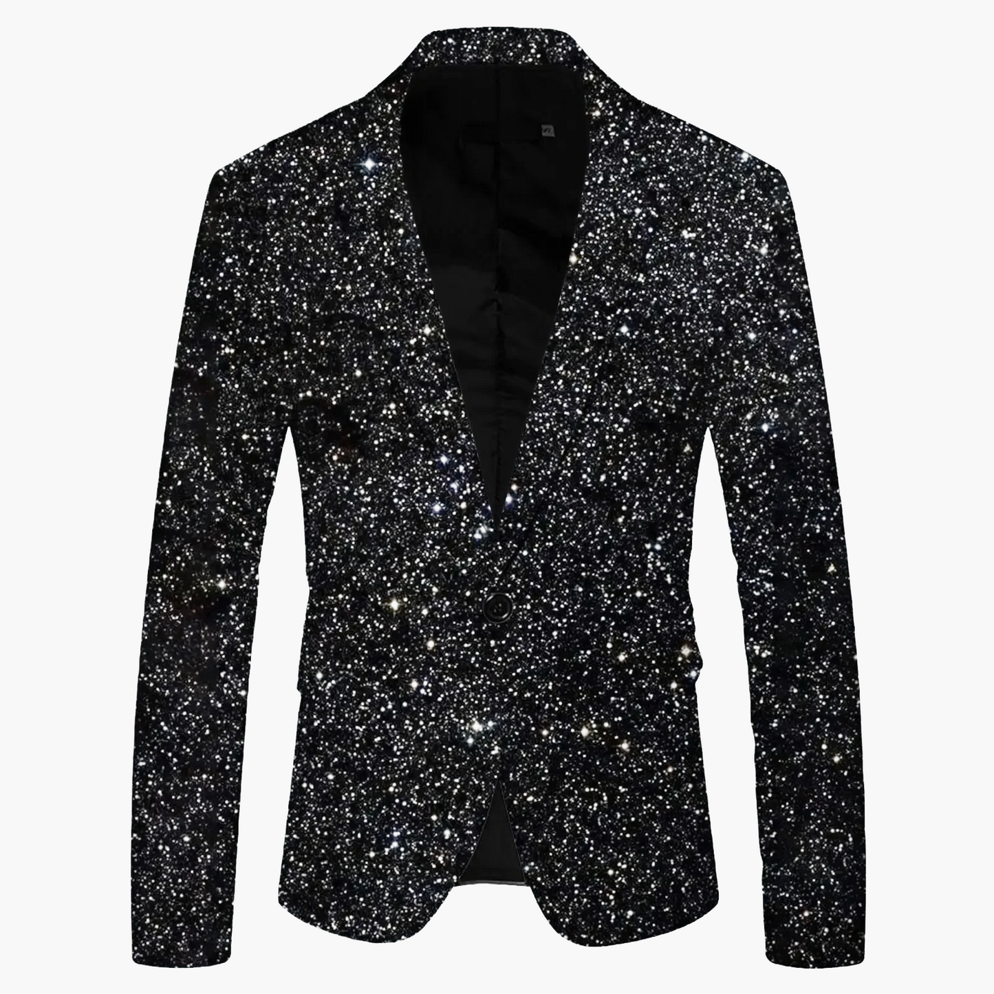 Blazer slim fit moderno monopetto da uomo con un bottone per business e tempo libero