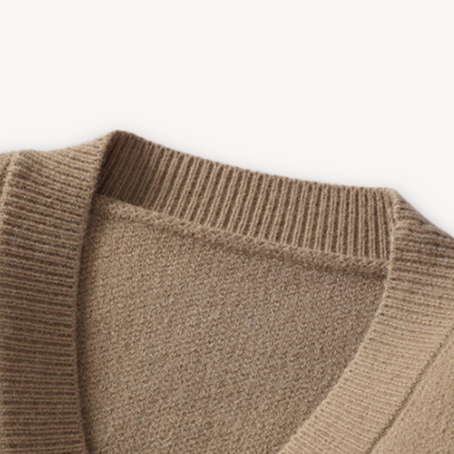 Cardigan da uomo in maglia con abbottonatura – Stile casual moderno e comfort