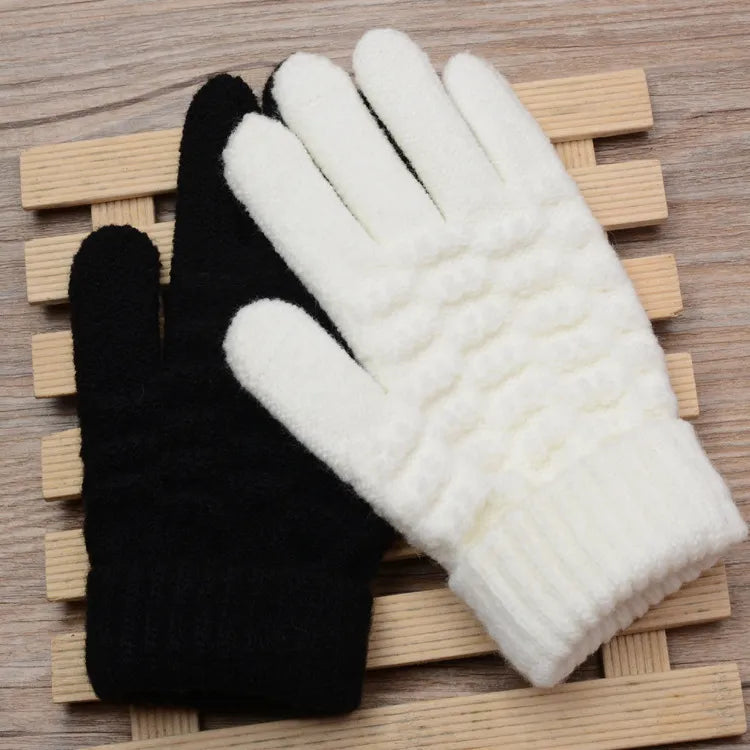 Gebreide touchscreen-handschoenen voor dames