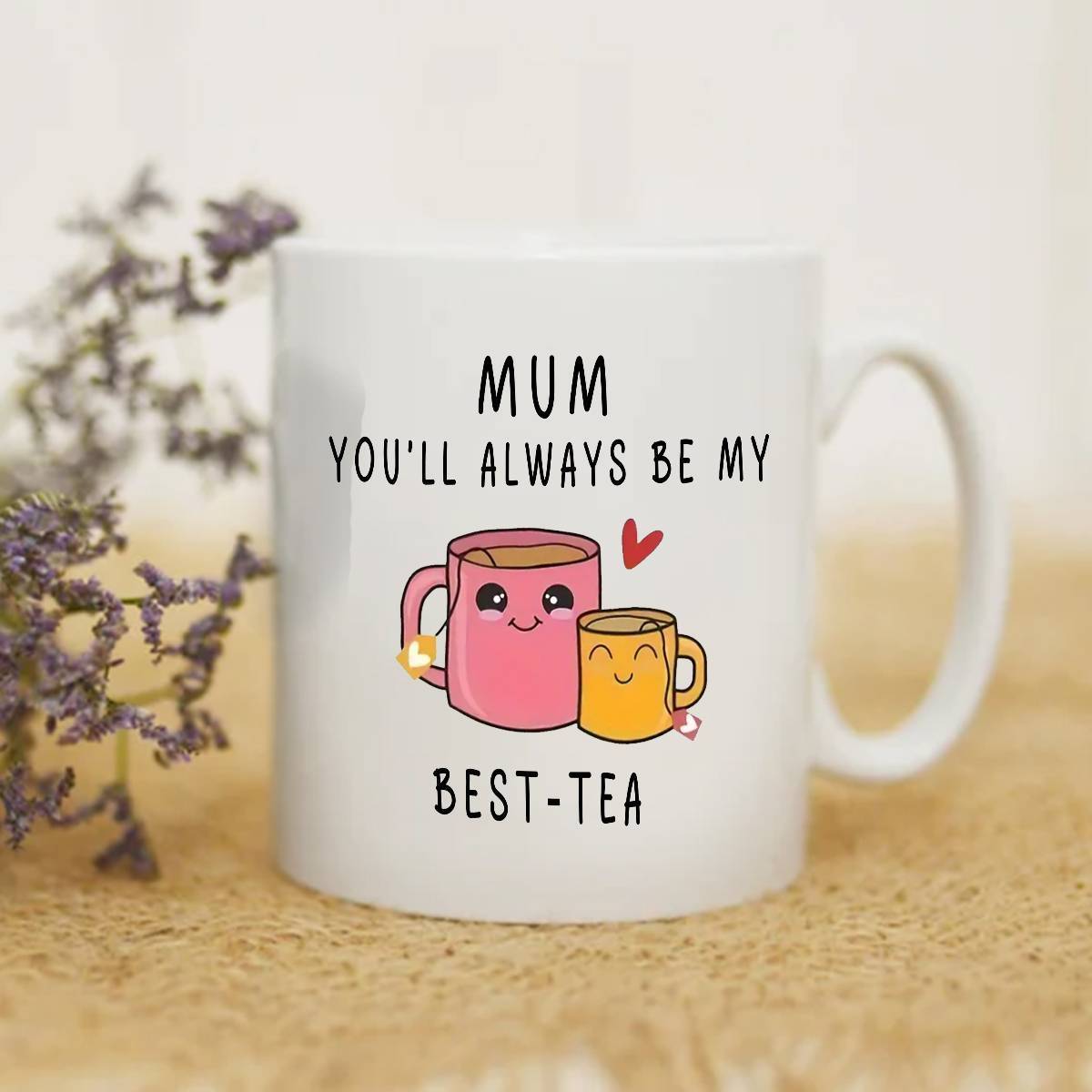 Tazza regalo da donna per mamma con frase e divertente design a tazza da tè – Perfetta per la Festa della Mamma o il compleanno