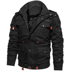 Gevoerde utility-fieldjacket voor heren met koord en zakken