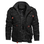Gevoerde utility-fieldjacket voor heren met koord en zakken
